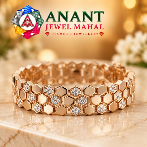 Bracelet - Hexagonal Designer Bracelet