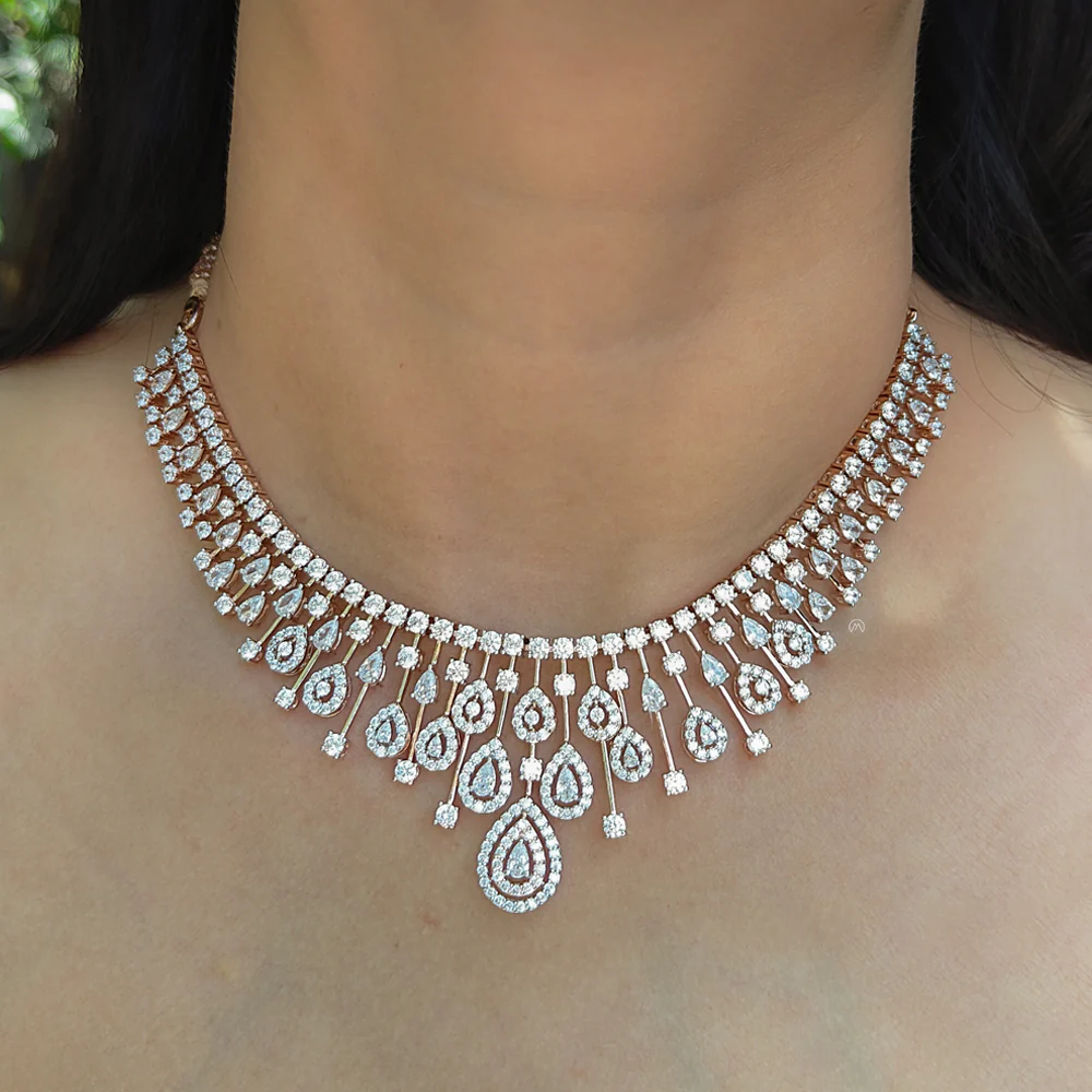 Minimalist Diamond Choker