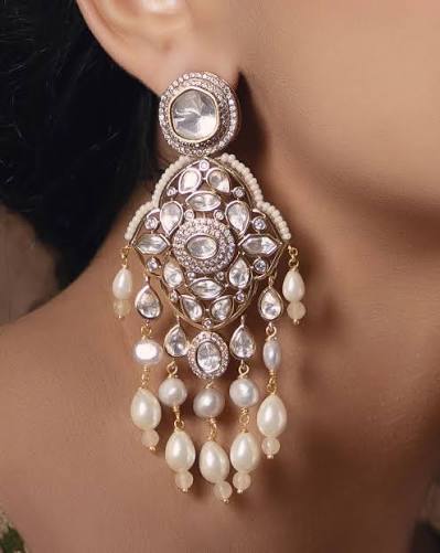 Gold Solitaire Earrings